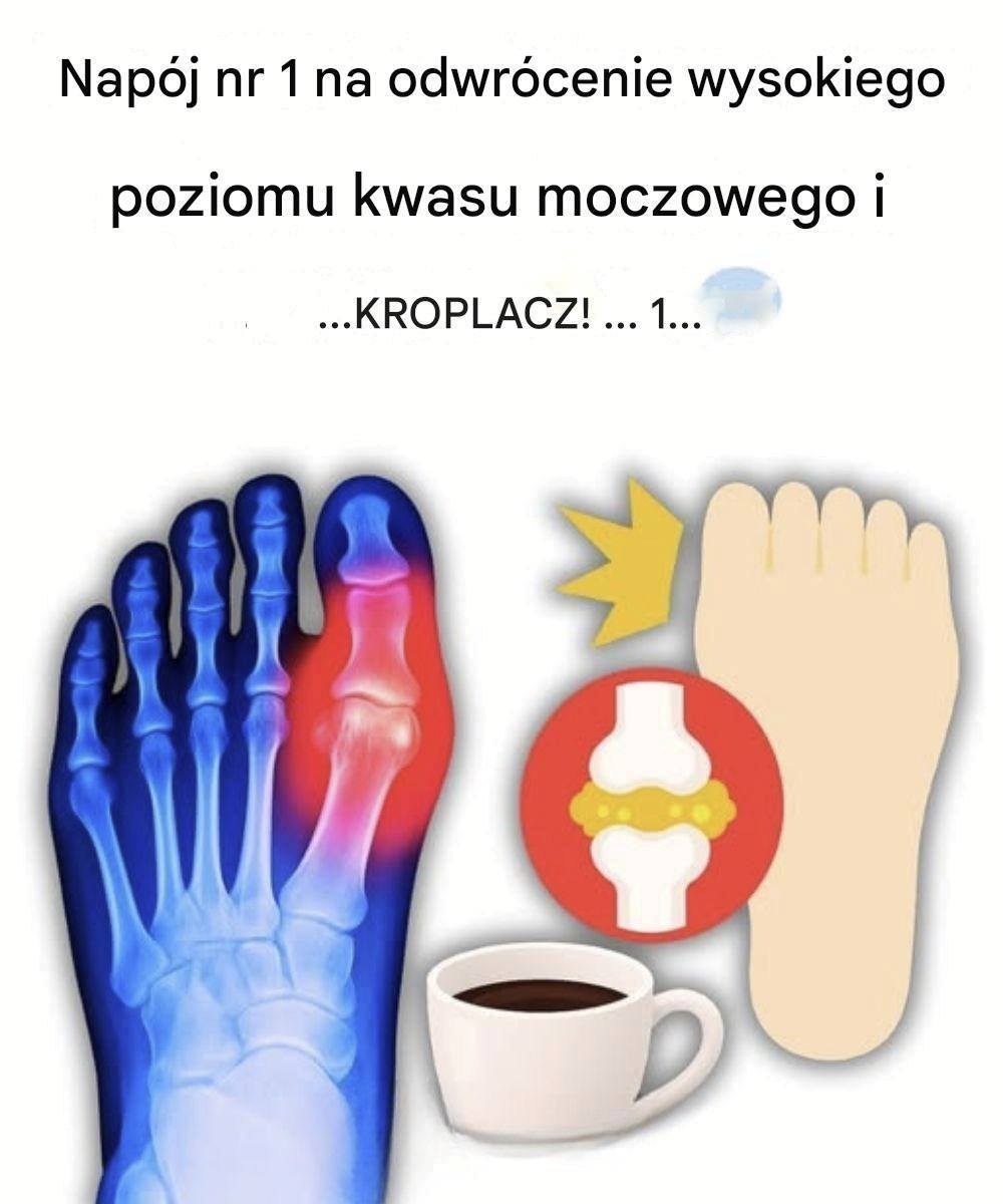 „Mój duży palec u nogi płonął… dopóki nie odkryłem tych 5 napojów, które naturalnie eliminują kwas moczowy!”👇👇