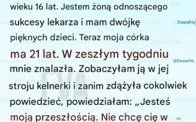 Porzuciłem moją córkę… Wróciła, gdy najbardziej jej potrzebowaliśmy