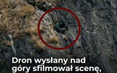 ZaginDron wystrzelony nad górami nagrał scenę, której żaden człowiek NIGDY nie