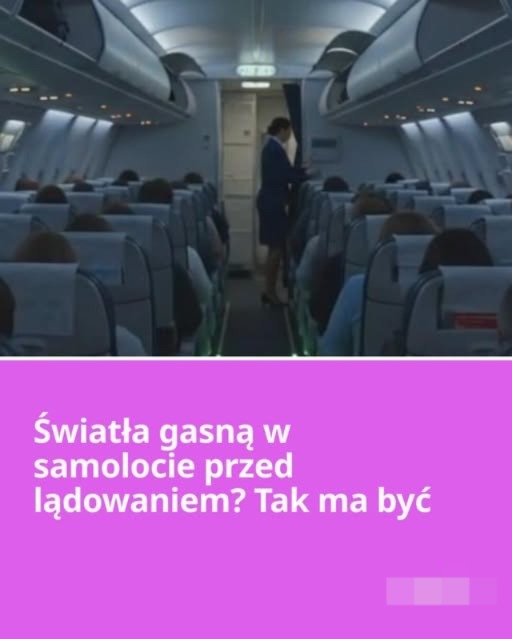 Lecisz na wakacje samolotem. Jest wieczór, lot przebiega bezproblemowo, za kilkanaście minut powinniście być na miejscu, gdy nagle w samolocie gasną światła. Dlaczego tak się dzieje?